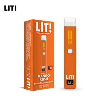 LIT THC DIAMOND DISPOSABLE VAPE 3GM/5CT/PK